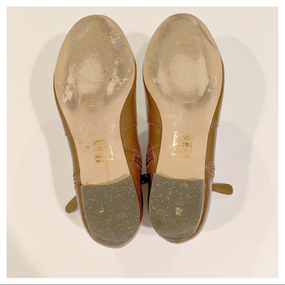 Dune London Brown Tan Leather Chelsea Bootie SZ6 - Picture 5 of 5